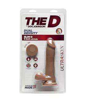 Doc Johnson Ultraskyn Slim Dildo With Balls