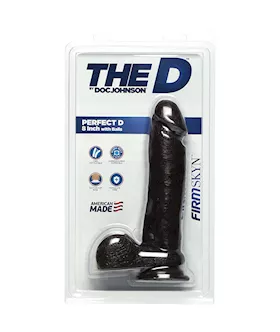 The Perfect D 8 Inch Firmskyn Dildo With Balls