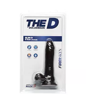 Doc Johnson Firmskyn Slim Dildo With Balls