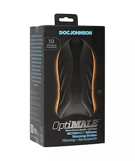 Optimale - Vibrating Silicone Warming Stroker 