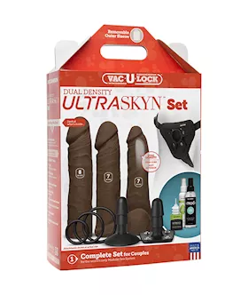 Doc Johnson Vac-u-lock Dual Density Ultraskyn Harness Set