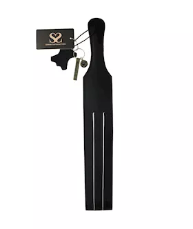 Bound X Three Pronged Leather Paddle