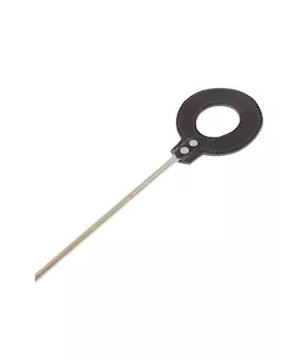 Bound X Leather Holed Crop 