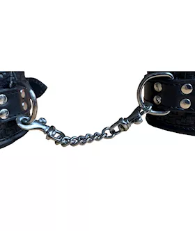 Leather Mesh Heavy Duty Cuffs