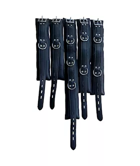 Luxury 5 Piece Heavy Duty Padded Cuff And Collar Set