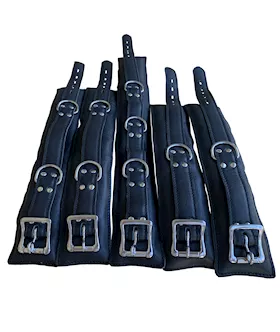 Luxury 5 Piece Heavy Duty Padded Cuff And Collar Set