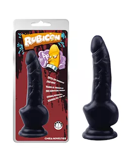 Obsidian Intruder Penis - 7 Inch
