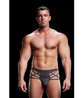 Baci Low Rise Thong With Straps
