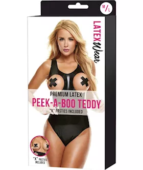 Premium Latex Teddy with Open Breasts  SM