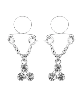 Diamond Cluster Nipple Rings