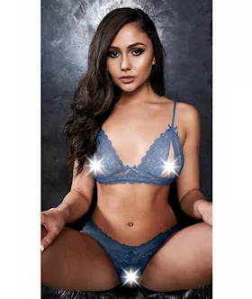 2 Piece PEEKABOO BRA AND GSTRING