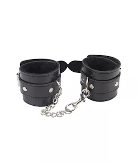 Obey Me Leather Hand Cuffs