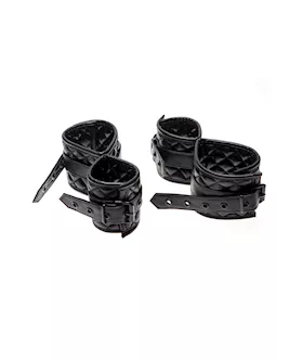 X-play Quilted Wrist And Ankle Cuffs