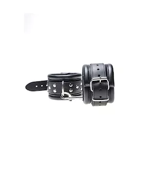 Triple X Leather Ankle Cuffs