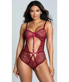 Lace And Mesh Teddy