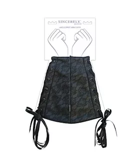 Lace Corset Arm Cuffs