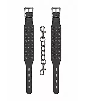 Ouch! Skulls And Bones - Ankle Cuffs With Spikes 