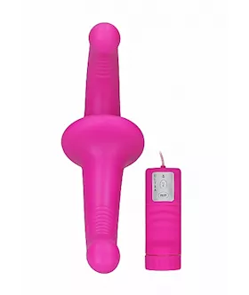 Vibrating Silicone Strapless Strapon 