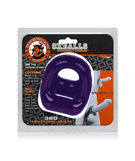 360 Cockring And Ballsling Eggplant