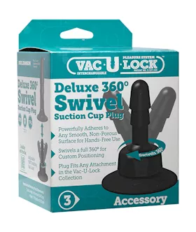 Doc Johnson Deluxe 360 Swivel Suction Cup Plug