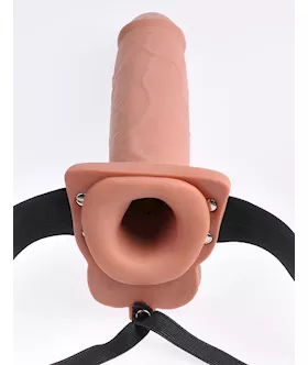 Fetish Fantasy 10 Inch Hollow Rechargeable Strap-on Remote 