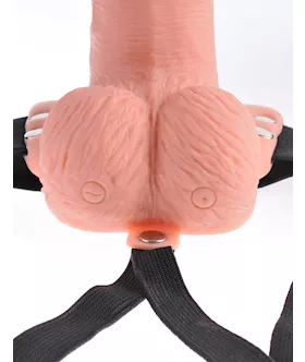 Fetish Fantasy 6 Inch Hollow Rechargeable Strap-on Remote