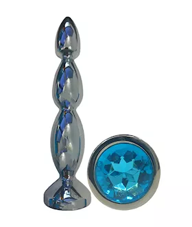 Gleaming Gem Metal Anal Plug