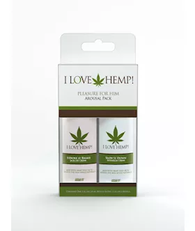 I Love Hemp Pleasure For Him Arousal Pack