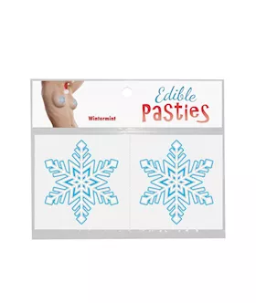Edible Body Pasties  Wintermint Snowflakes