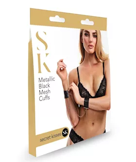 Secret Kisses Mesh Handcuffs