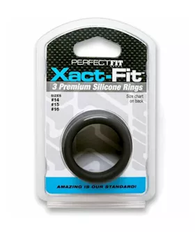 Xact-fit Silicone Rings- Number14, Number15, Number16