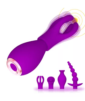 Replaceable Head Massager 