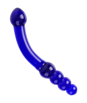 Lucent Blueberry Glass Massager