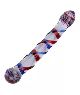 Blue Lines Dual Glass Massager 