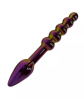 Lucent Iridescent Glass Butt Beads