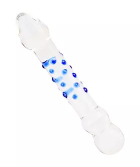 Lucent Dotted Glass Massager