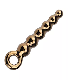 Lucent Gold Glass Beaded Massager