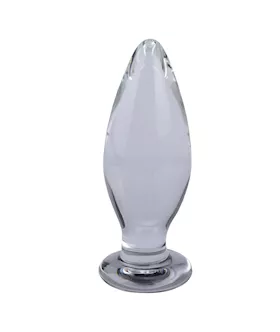 Lucent Clear Glass Butt Plug