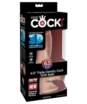 Triple Density 6.5 Inch Cock With Balls