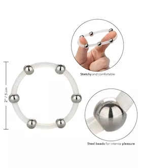 Steel Beaded Silicone C-ring