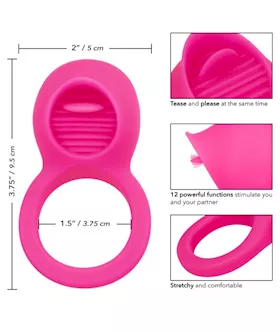 Silicone Rechargeable Teasing Tongue Enhancer