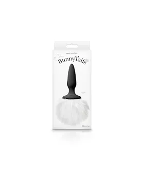 Bunny Tails Mini White Fur