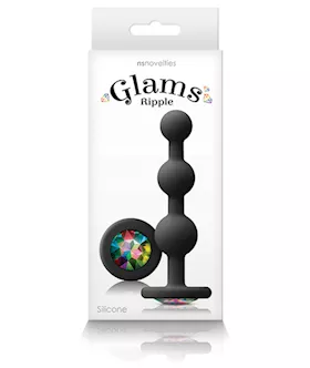Glams Ripple Rainbow Gem Beads