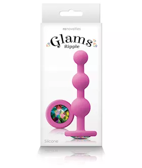 Glams Ripple Rainbow Gem Beads