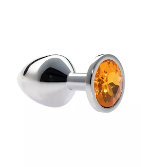 Kink Range Alloy Gem Butt Plug  32 Inch
