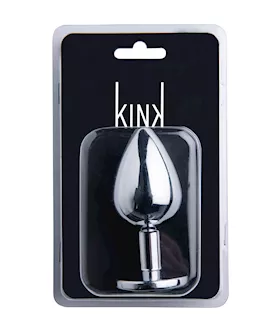 Kink Range Alloy Gem Butt Plug - 3.7 Inch