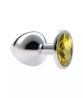 Kink Range Alloy Gem Butt Plug  37 Inch