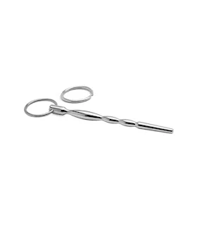 Kink Range Stainless Steel Bead Penis Plug  5 Inch