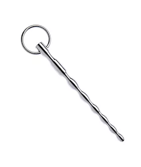 Kink Range Stainless Steel Twisted Penis Plug  53 Inch