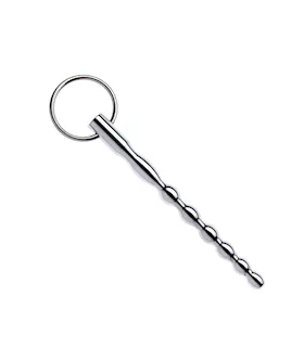 Kink Range Stainless Steel Twisted Penis Plug  51 Inch
